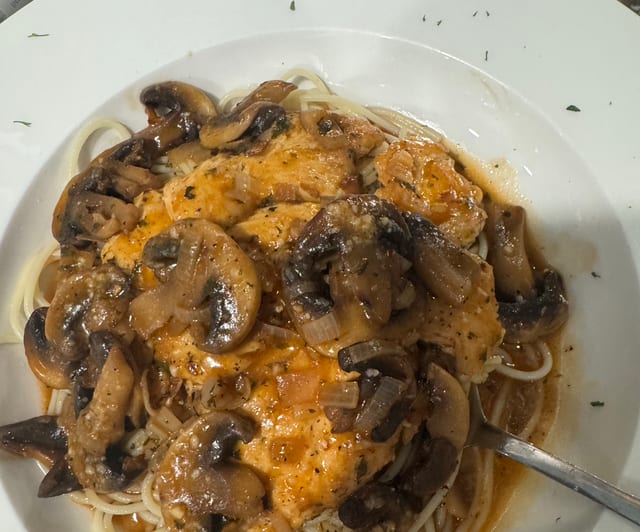Chicken Marsala.