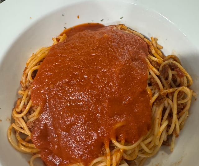 Spaghetti with Meat Sauce.