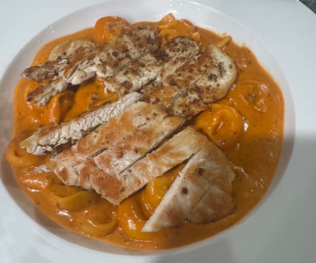 Chicken Tortellini Alla Panna.