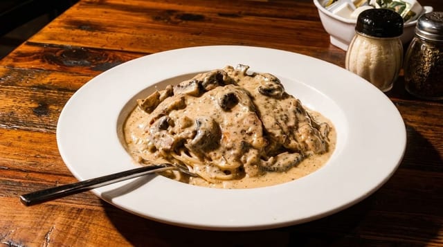 Fettuccine Alfredo.
